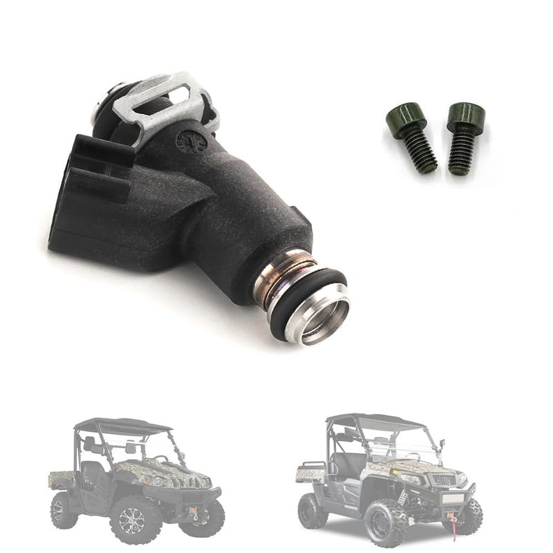 Chikia Hisun 700 Fuel Injector with bolts Replacement for Hisun UTV ATV 700 750 Massimo MSU 700,Axis 700,YS700,Cub cadet,Coleman UT700 UT750,Bennche(4 Hole) - Image 1
